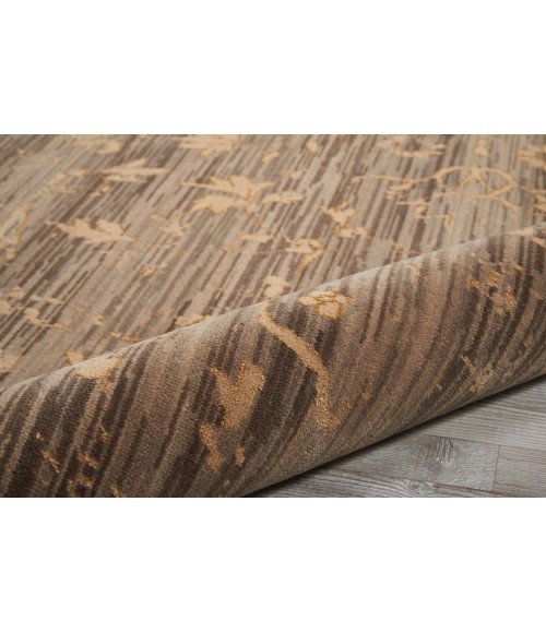 Nourison Silk Elements Area Rug SKE22-Taupe