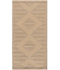 Nourison Washable Jute Natural Beige WSJ01 2 ft. X 4 ft. Rect. Rug