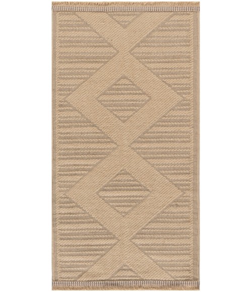 Nourison Washable Jute Natural Beige WSJ01 2 ft. X 4 ft. Rect. Rug