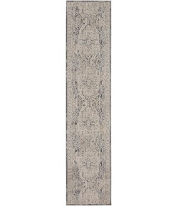Nourison Lynx 2ft. 3in. x 12ft. Ivory Charcoal Vintage Indoor Rug Nourison Lynx 2ft. 3in. x 12ft. Ivory Charcoal Vintage Indoor Rug