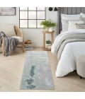 Nourison Silk Shadows Blue Green Rug SHA22 8 ft. Rect. - Rugs Town Nourison Silk Shadows Blue Green SHA22 8 ft. Rect. Rug