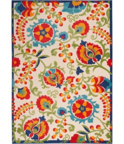 Nourison Aloha - Alh17 Multicolor Area Rug 3 ft. 6 X 5 ft. 6 Rectangle