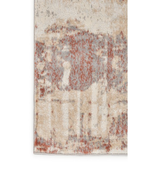 Calvin Klein CK005 Enchanting Grey Rust ECH02 2 ft. 3 in. X 7 ft. 3 in. Rectangle Rug