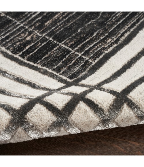 Nourison Desire Area Rug DSR01 Charcoal/Silver
