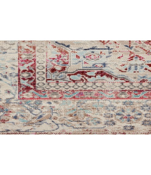 Nourison Vintage Kashan Red/Ivory VKA07 2 ft. X 4 ft. Rectangle Rug