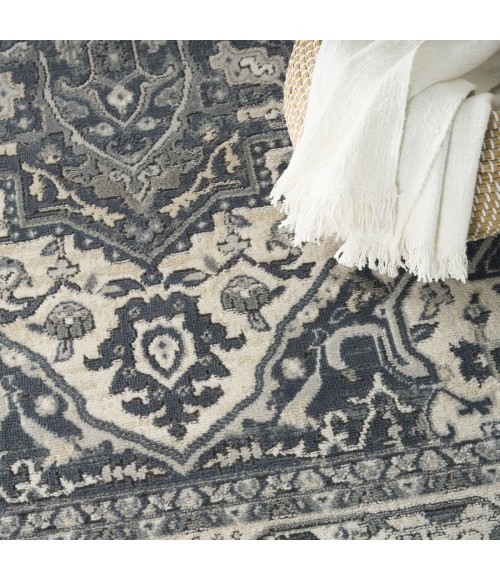 Nourison Concerto Navy Ivory CNC18 7 ft. 10 in. X 9 ft. 10 in. Rect. Rug