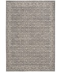 Nourison Shadows Charcoal Ivory SHW04 4 ft. X 6 ft. Rect. Rug