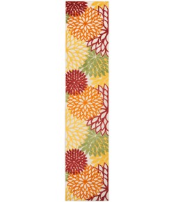 Nourison Aloha - Alh05 Red Multicolor Area Rug 2 ft. 3 X 10 ft. Rectangle