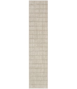 Nourison Modern Comfort 2ft. 2in. x 10ft. Grey Ivory Scandinavian Indoor Rug