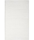 Nourison Washable Essentials Ivory Grey WAE01 2 ft. 2 in. X 8 ft. Rectangle Rug