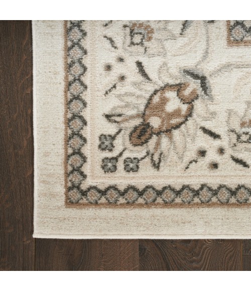 Nourison Serenity Home Ivory Mocha SRH02 2 ft. 2 in. X 6 ft. Rect. Rug