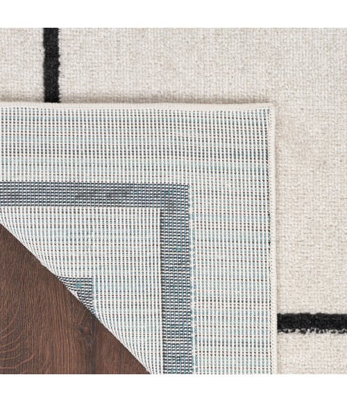 Nourison Nourison Essentials Area Rug NRE02 Ivory/Black