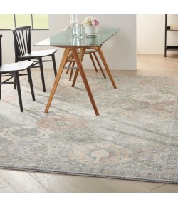 Nourison Parisa - Psa05 Grey Multicolor Area Rug 7 ft. 9 in. X 9 ft. 9 in. Rectangle