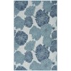 Nourison Garden Oasis Blue GOA04 4 ft. X 6 ft. Rectangle Rug