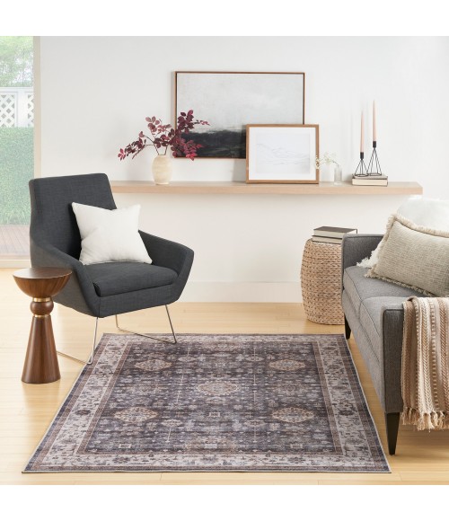 Nourison Fulton Area Rug FUL12 Charcoal