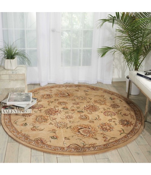 Nourison 2000 Round Area Rug 2360-Beige