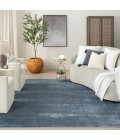 Nourison Luxurious Blue LRS01 9 ft. X 12 ft. Rect. Rug