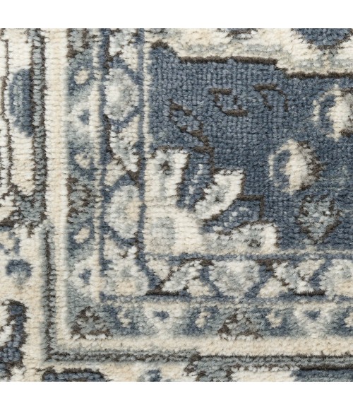 Nourison Concerto Navy Ivory CNC18 2 ft. 2 in. X 10 ft. Rect. Rug