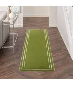 Nourison Essentials - Nre02 Green Ivory Area Rug 2 ft. X 6 ft. Runner
