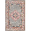 Nourison Passion - Psn03 Grey Area Rug 3 ft. 9 X 5 ft. 9 Rectangle