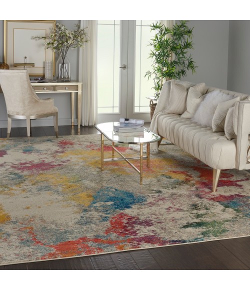 Nourison Celestial Area Rug CES12-Ivory/Multicolor