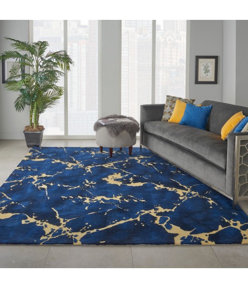Nourison SYMMETRY Area Rug Nourison Symmetry Area Rug SMM09-Navy
