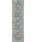 Nourison Passion Runner Area Rug PSN03-Light Blue