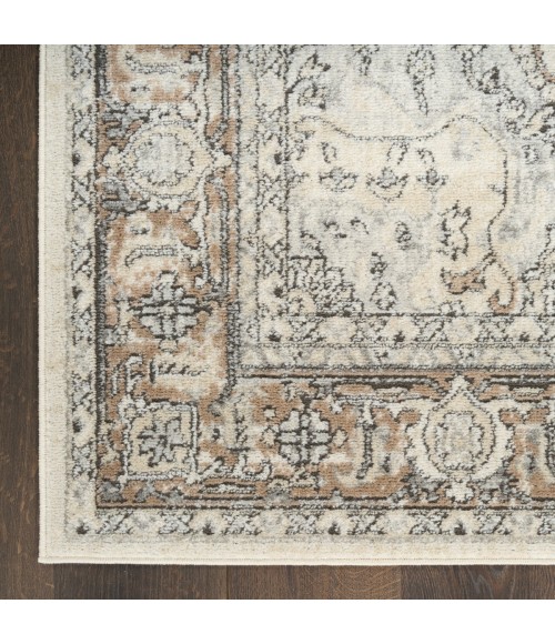 Nourison Concerto Ivory Grey Taupe CNC18 2 ft. 2 in. X 7 ft. 6 Rect. Rug