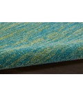Nourison Nourison Essentials Blue Green NRE01 2 ft. 2 in. X 16 ft. Rectangle Rug