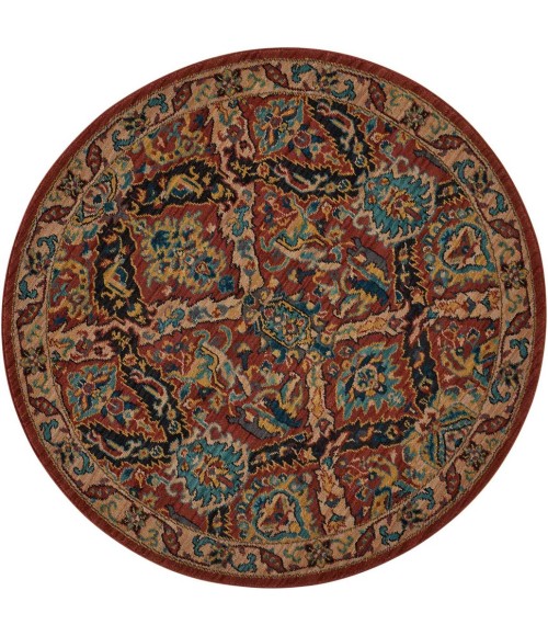 Nourison 2020 Area Rug Nourison 2020 Round Area Rug NR205-Terracotta