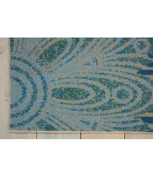 Home & Garden Area Rug Nourison Home & Garden Area Rug RS092 Blue 10' x 13'