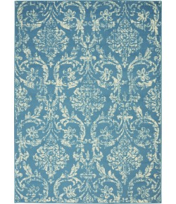 Nourison Jubilant - Jub09 Blue Area Rug 6 ft. X 9 ft. Rectangle