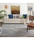 Nourison Rustic Textures Area Rug RUS15-Light Grey/Blue