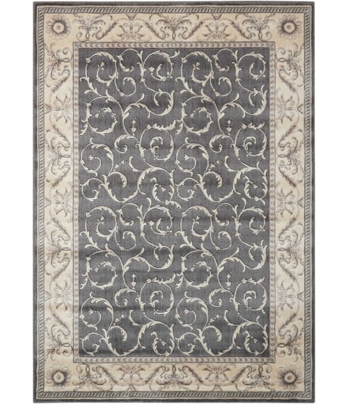 Nourison Somerset Area Rug ST02-Charcoal