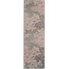 Nourison Tranquil(Traql) - Tra08 Grey Pink Area Rug 2 ft. 3 X 7 ft. 3 Rectangle