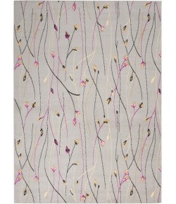 Nourison Home Grafix GRF15 Grey 5 ft. 3 in. X 7 ft. 3 in. Area Rug