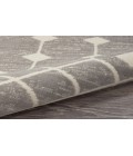 Nourison Grafix Grey GRF37 2 ft. X 6 ft. Rectangle Rug