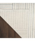 Nourison Home Washable Decor Cream Blue Rug WSD11 2 ft. X 6 ft. Rectangle - Rugs Town Nourison Home Washable Decor Cream Blue WSD11 2 ft. X 6 ft. Rectangle Rug