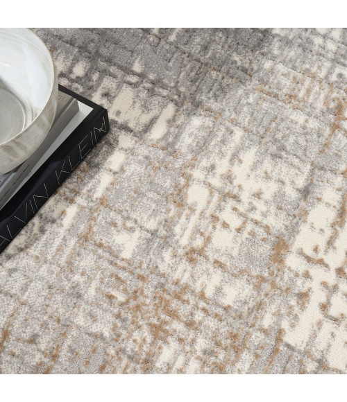Calvin Klein Rush Area Rug CK950 Ivory/Grey