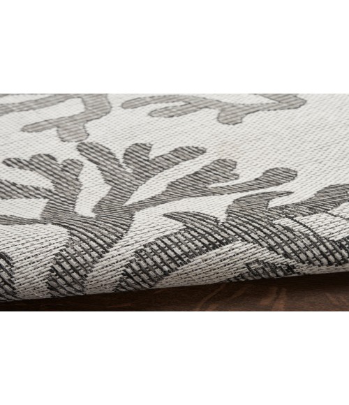 Nourison Garden Oasis Grey GOA05 5 ft. X 7 ft. Rectangle Rug
