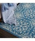 Nourison Jubilant Area Rug JUB06-Ivory/Blue