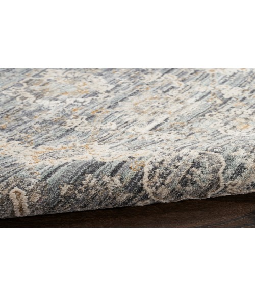 Nourison Nyle Charcoal Rug NYE08 7’10” Round - Rugs Town Nourison Nyle Charcoal NYE08 7’10” Round Rug