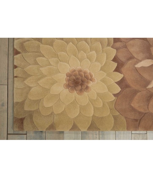 Nourison TROPICS Area Rug Nourison Tropics Area Rug TS11-Taupe/Green