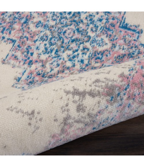 Nourison Grafix Runner Area Rug GRF14-Ivory/Pink