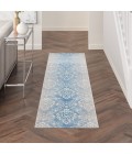 Nourison Elation Area Rug ETN03-Ivory Blue
