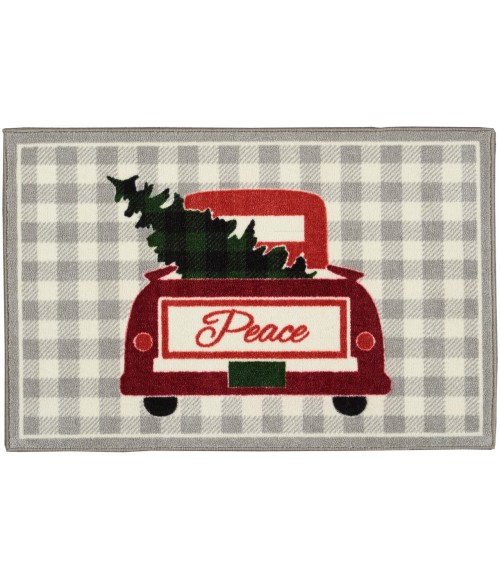 Nourison ACCENT DECOR/XMAS Area Rug Nourison Accent Decor/Xmas Area Rug 101JP-Grey