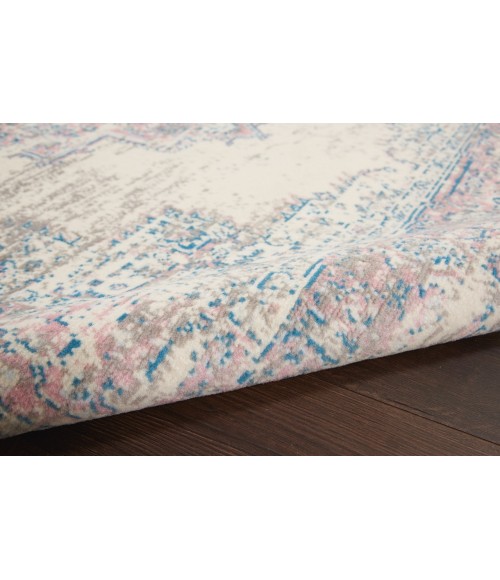 Nourison Grafix Area Rug GRF14-Ivory/Pink