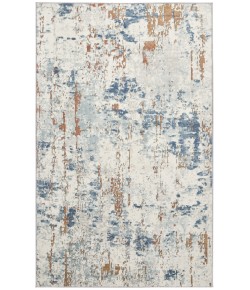 Nourison Quarry Beige Blue Rust QUA01 4 ft. X 6 ft. Rect. Rug