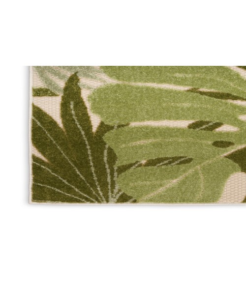 Nourison Aloha Ivory Green ALH40 3 ft. 6 in. X 5 ft. 6 in. Rectangle Rug