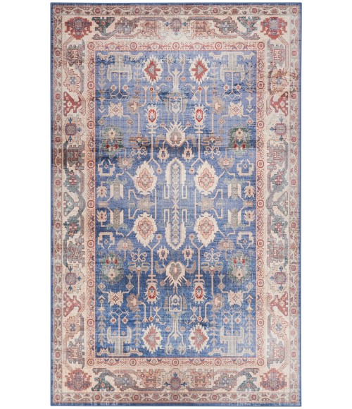 Nourison Vintage Home Blue VNH02 5 ft. X 7 ft. Rectangle Rug